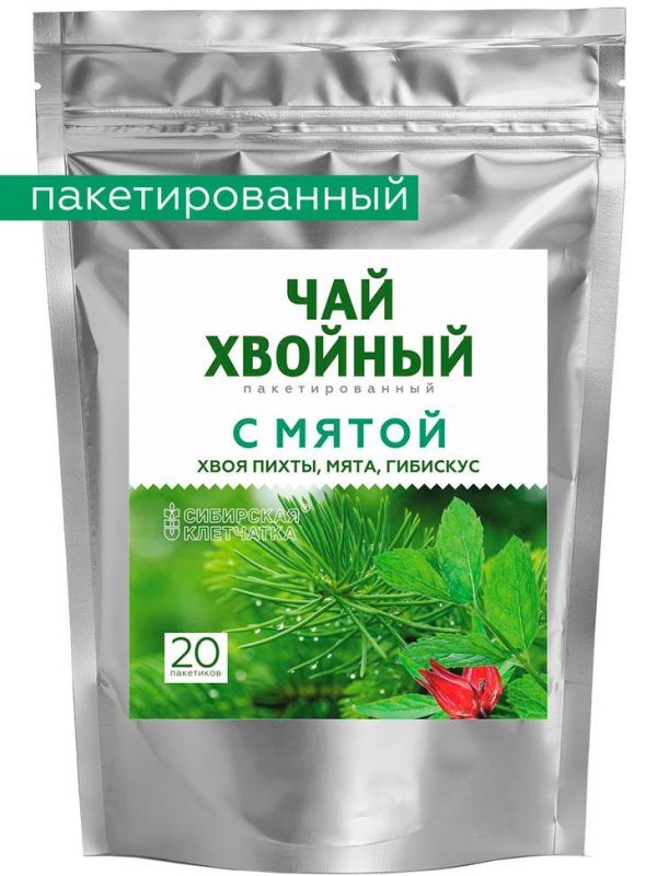 Coniferous tea "With mint" (tea drink), f/pack 2 g №20