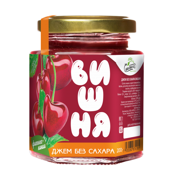 Jam Cherry without Bachar 200 g. FITNESS LINE I would eat it myself