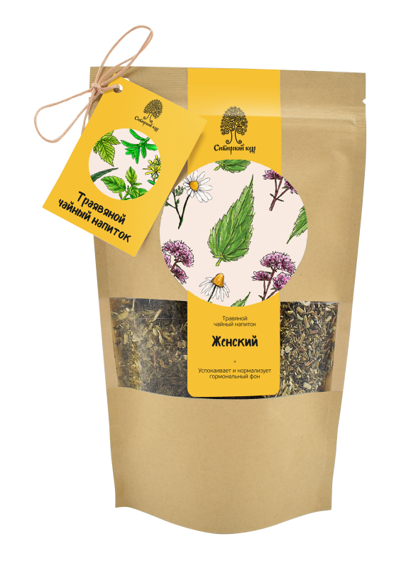 Herbal tea drink "Female" / CraftTea / 50 g / Siberian cedar
