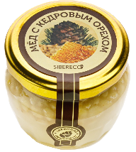Honey with Pine Nut Kernel / 160 gr / Sibereco