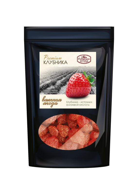 Dried strawberries in sugar syrup 100 g / Sava