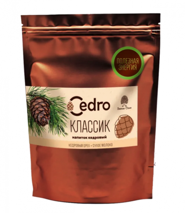 Cedar drink "Classic" / 120 g / doypack / Сedro / Siberian cedar