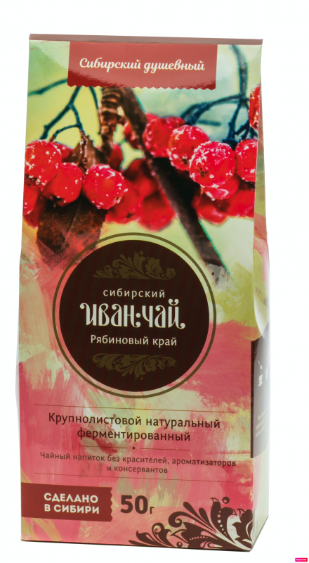 Ivan-tea "Rowan land" / cardboard / 50 gr / Siberian Ivan-Tea / Sunny Siberia